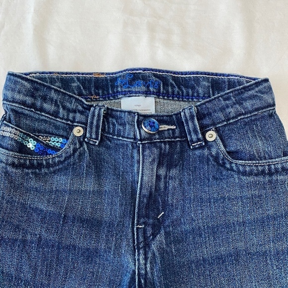 Levi's Girls Navy Denim Bootcut Jeans Size 6 - Picture 9 of 14